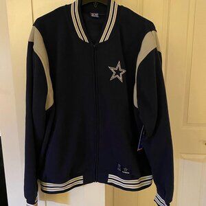 NWT Mens XXL Varsity Navy Blue Dallas Cowboys Football NFL Ultra Game Jacket